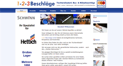 Desktop Screenshot of 1-2-3beschlaege.de